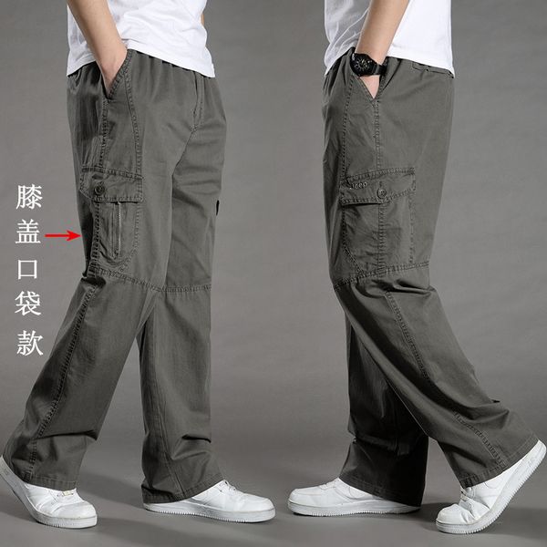 

zogaa 2019 men harem tactica pants men trousers sporting pant mens joggers feet pants brand summer sagging cotton, Black