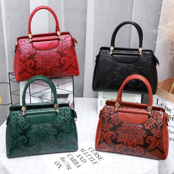 

bags new women's handbag polyurethane leather national style shoulder bag
