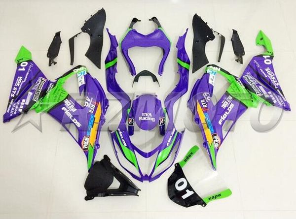 

4 gifts new abs injection mold motorcycle fairings kit fit for kawasaki ninja zx-6r 599 zx6r 2013 2014 2015 2016 2017 number 27