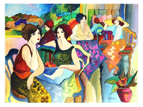 

patricia govezensky wake up one day home decor handpainted &hd print oil painting on canvas wall art canvas pictures 191210