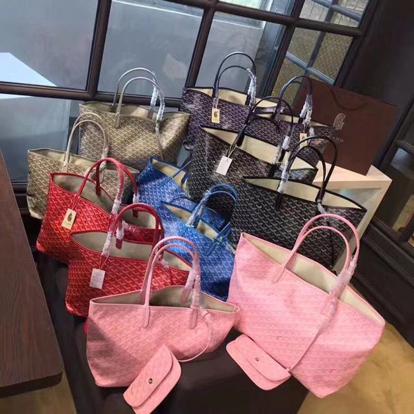 

women handbag crossbody shopping bags for women beach canvas coating goyar purses and handbags designer ladies totes, Black