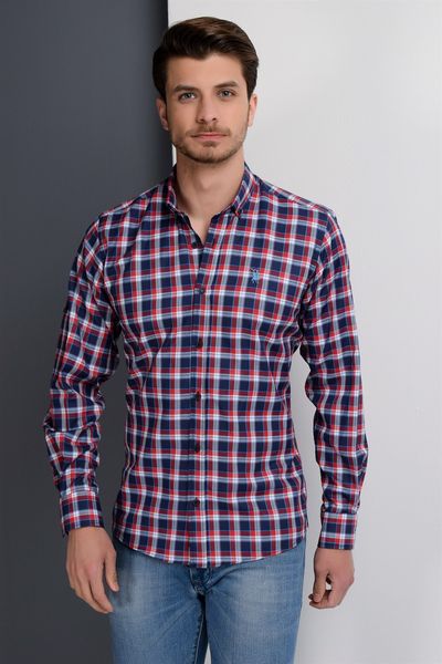 

g651 dewberry shirt -dark blue-burgundy, White;black