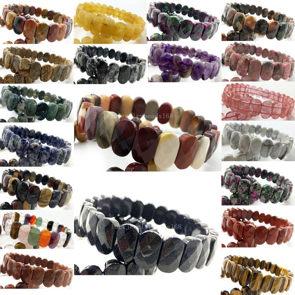 

fashion jewelry malachite green opal beads stretch bracelet 7" fg0825, Black