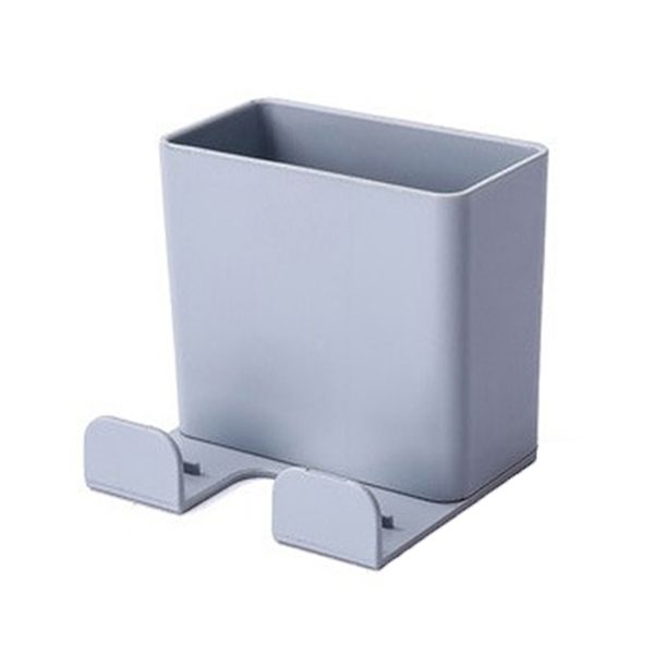 

1pcs wall mounted organizer storage plastic box remote control air conditioner case mobile phone plug holder stand container