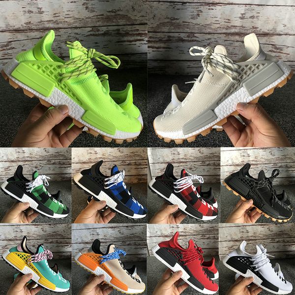 

nmd human race know soul breath though mens designer shoes pharrell williams hu solar pack multi color men women sport running shoes