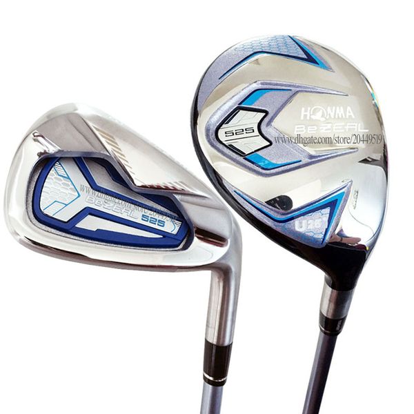 

new women golf clubs honma bezeal 525 golf irons plus hybrids wood clubs graphite shaft l flex irons shaft and headcover ing