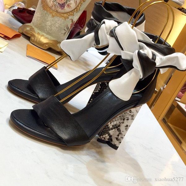 

fashion open toe chunky high heels lady ankle strap sandals casual party shoes pumps plus size shoes brand new heel 10cm, Black