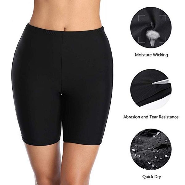 

black summer high waist sports shorts women 2020 tummy control yoga slim workout fitness shorts, White;red