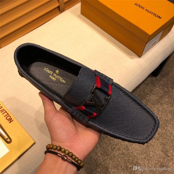 

19fw real leather cowhide men casual shoes luxury design oxford outdoors casual wedding party dress shoes bonsin, Black