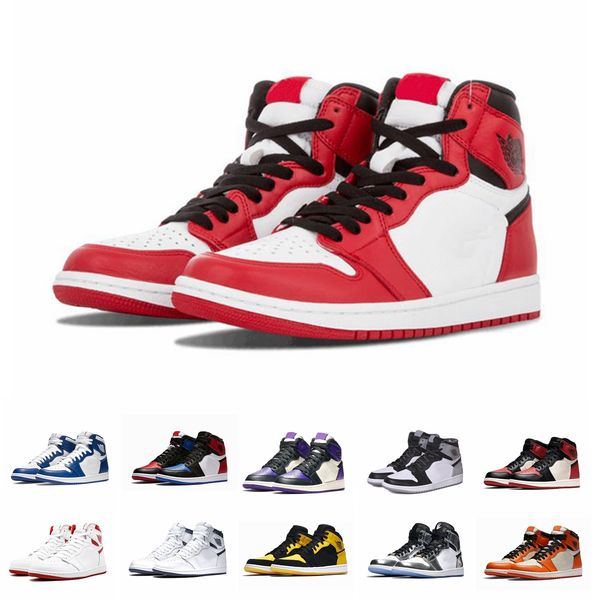 

1 high og travis scotts basketball shoes spiderman unc 1s 3 mens homage to home royal blue men sport designer sneakers trainers