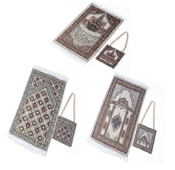 

Портативный мусульманский молитвенный коврик Складной коврик мусульманский Исл