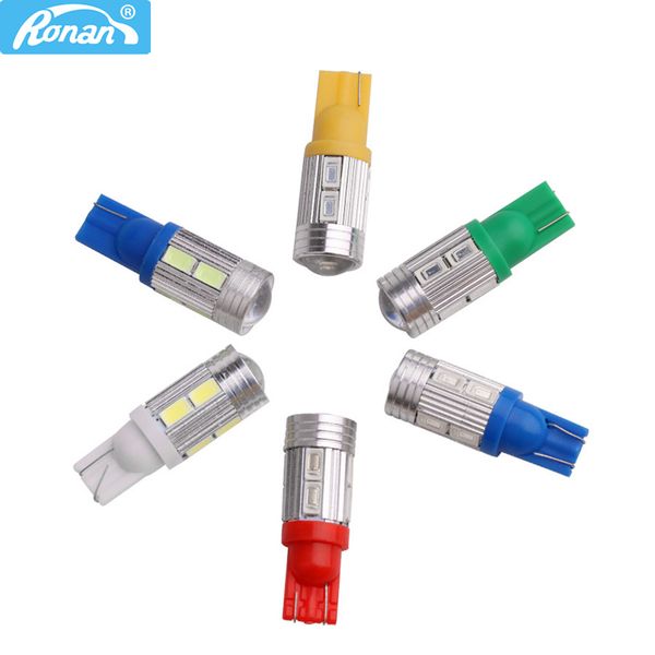 

ronan w5w t10 5630 10smd led clearance light for car headlight