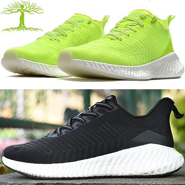 

new reflective treeperi basfboost runner 711 running shoes volt pink black cream white men women designer sneakers us 5.5-10