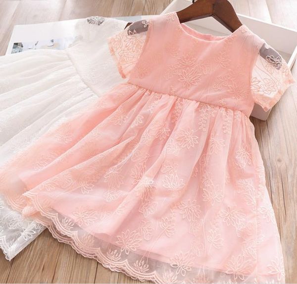 

owligbaby 2020 embroidery lace flowers dress girls dress wholesale, Red;yellow