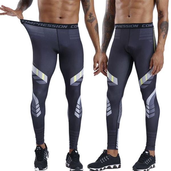 

new compression pants running man tights men slim fit sports leggings gym training jogging soccer trousers yoga bottoms fitness, Black;blue
