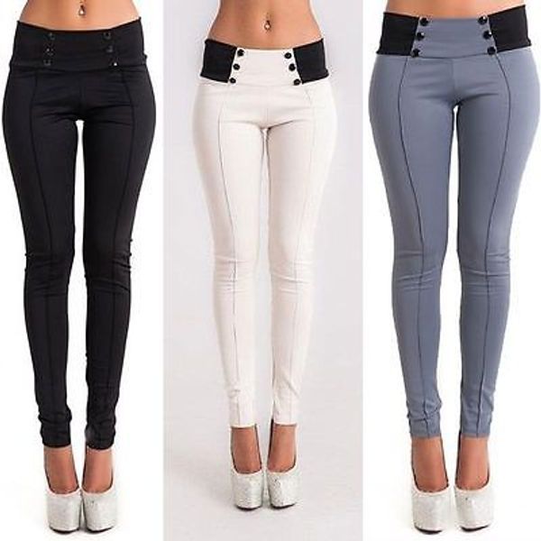 

women denim skinny pant high waist stretch slim pencil trouser summer pants ladies womens daily casual pant capris, Black;white