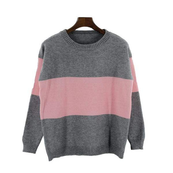 

осенью и зима новой корейская версия свободного тонкого цвета с капюшоном контраста полосатого кроликом студенты свитер основывая свитер жен, White;black