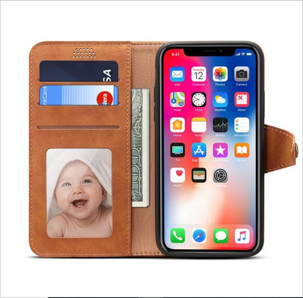 

for iphone 11 pro leather luxury design wallet case for iphone 11 pro max flip case cover