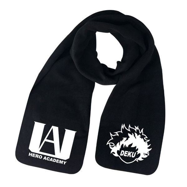 

2019 fashion autumn winter scarf anime boku no hero academia wool scarves shawl wrap warm scarf 160cm * 25cm, Blue;gray