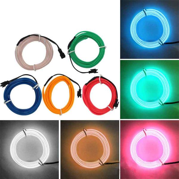 

2m car decorative led wire auto interior atmosphere cold light lamp strip
