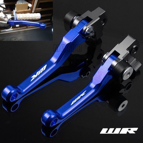 

for yamaha wr200/wr250f/wr450f/wr250r/wr250x/wr250z cnc motorcycle dirt bike pivot brake clutch levers wr250 wr 250/450 f/r/x/z