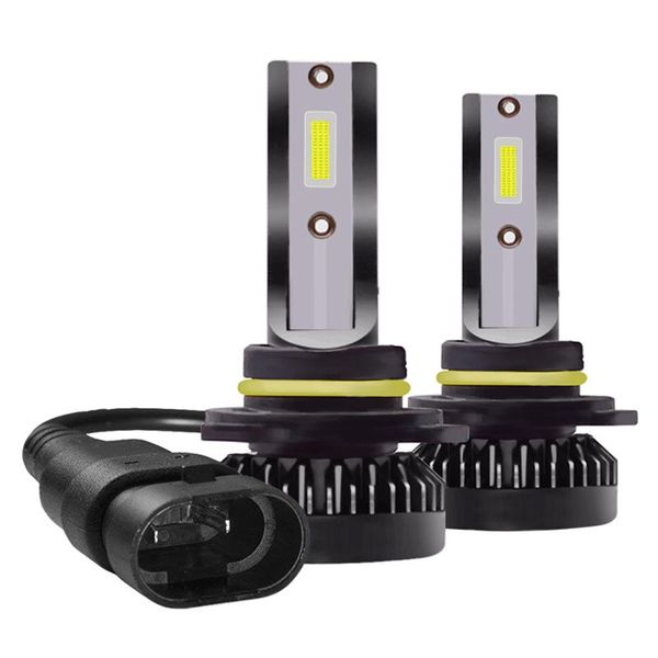

a pair of cars -800w-16000lm- 9012-led-6000k car headlights beam lights far and near light bulb running lights