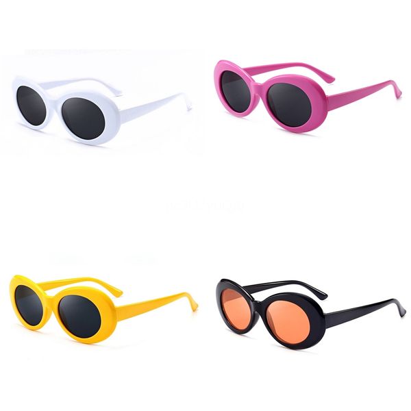 

женщины хип-хоп sunglasee cat eye glasses интегрированные очки oculo lentes oculos de sol feminino muje женское лето #75000, White;black