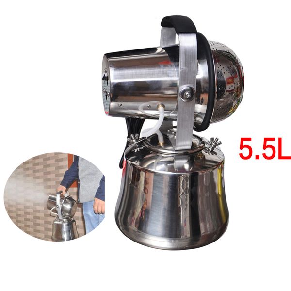 

5.5l 1200w agricultural electric ulv fogger stainless steel atomizer nebulizer mosquito killer disinfector sprayer