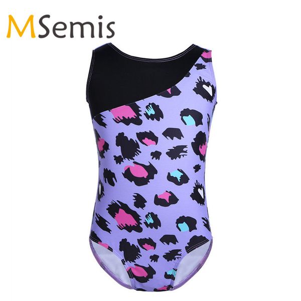 

kids girls swimsuit for gymnastics leotard ballet bodysuit sleeveless one-piece ballet dance gymnastics workout leotard jumpsuit, Black;red