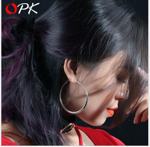

fashionable copper-plated 18k gold earrings, Golden;silver