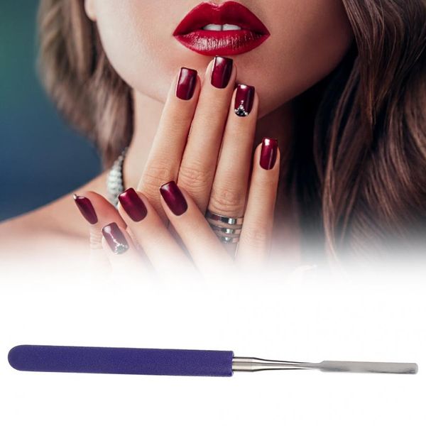 

stainless steel nail polish mixing stick gel stirring mixing rod nail spatula manicure stirring rod