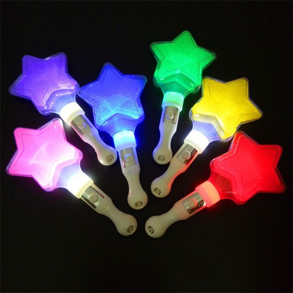 

concert light stick festival led lights sticks children pentagram love heart modeling luminescent cudgel selling 3 5cx l1