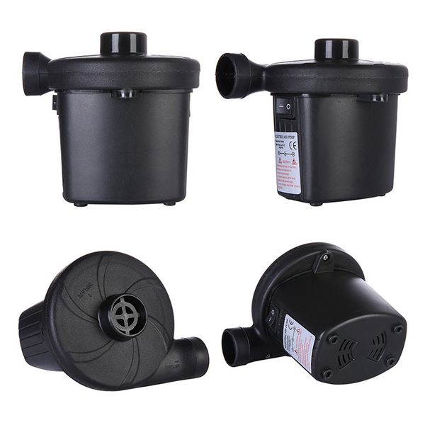 

car inflator electropump with 3 nozzles dc12v/ac230v portable electric air pump inflate deflate pumps
