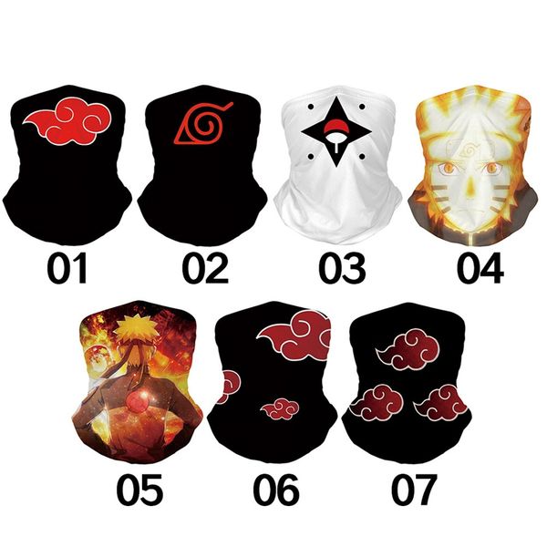 

magic wind camping riding headscarf hiking scarves japan anime naruto seamless magic turban fishing scarf headband, Black