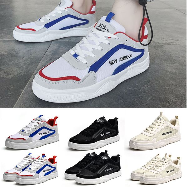 nuove scarpe da corsa per uomo sneakers con plateau da donna scarpe da ginnastica da uomo di razza bianca nera sneaker sportiva da esterno di moda in tela