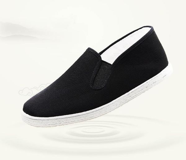 

ethnic wind pure manual thousand layer bottom men's cloth shoes beef tendon bottom slip and fleece leisure cotton shoes, Red;white
