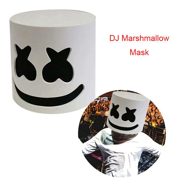 

DJ Marshmallow Mask Модные Halloween Party Ночной Клуб EVA Белая Маска Для Взрослых Косплей Костюм
