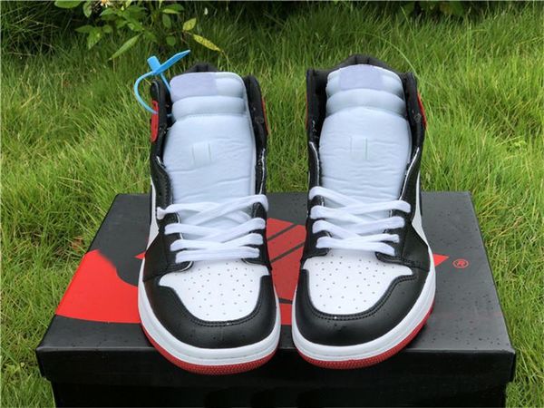 

air og 1 high satin wmns black toe retro authentic 1s red men women basketball shoes leather sneakers cd0461-016 with box