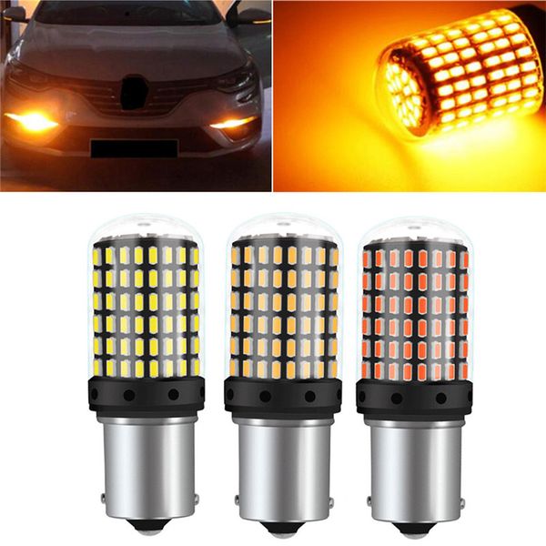 

1pc 1156 car ba15s 3014 144 smd led low consumption high power universal durable convenient signal turn light bulb 12-24v#290117