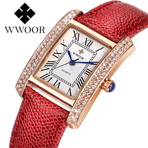 

fashion women's watch diamond leather belt women's watch rhinestone ladies clock simple dress for gift montre femme, Slivery;brown