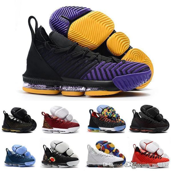 

ens lebron shoes 16 basketball shoes 2019 fruity pebbles gold black purple leopard red boys girls women youth kids sneakers boots