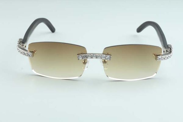 

large factory direct sale birch temple sunglasses size: black luxury 3524012-d7 diamond new sunglasses wood 56-18-135mm natu mmbca, White;black