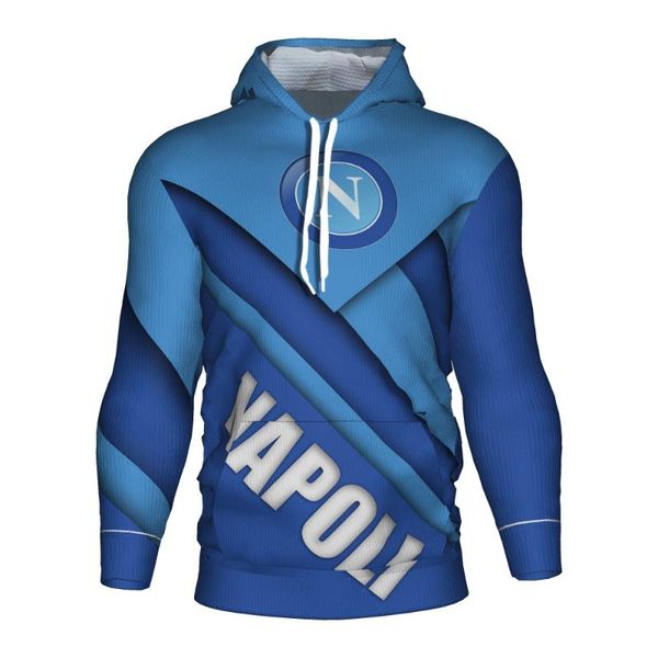 Napoli Fußballtrikot 3D-Hoodie Napoli Ssc Sweatshirt Trainingsanzug Hoody Training Club Hoodies Hohe Qualität