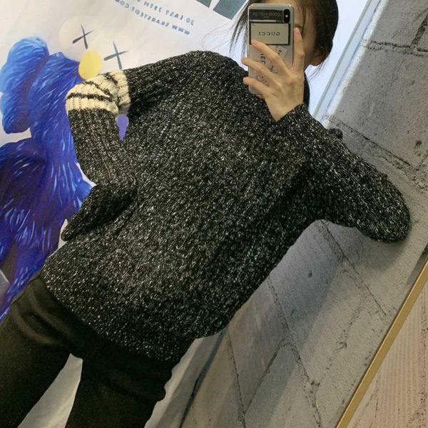 

женский свитер повседневная мода свитер размер s  l удобный теплый wsj000#112549 sun07, White;black