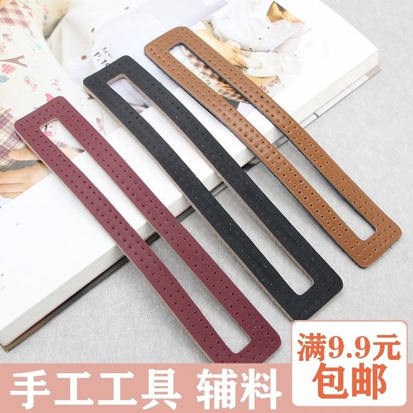 

miss wu real shop zipper skin genuine leather leather parts luggage and bags parts manual diy thong woman package accessories, Black