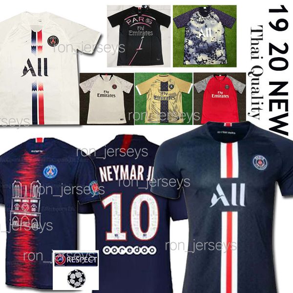 

19 20 PSG MBAPPE soccer jersey CAVANI VERRATTI top thailand 2019 2020 paris football shirt SILVA Camiseta de futbol