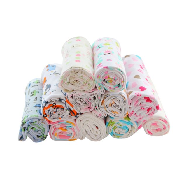 

baby print double layer blankets 100% cotton bedding infant swaddle towel for newborns swaddle blanket high quality