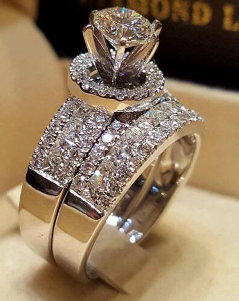 

новый квадрат принцессы кольцо; европейский и американский популярный циркония инкрустированные кольцо. размер 6 7 8 9 10, Golden;silver