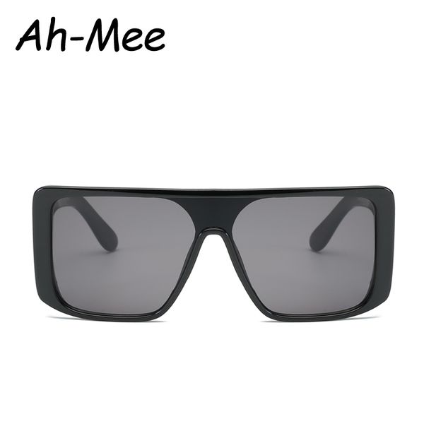 

oversized square retro sunglasses men brand designer shades male vintage big frame sun glasses for men oculos goggle uv400, White;black