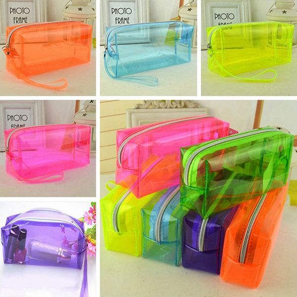 

cute pvc case colorful transparent sequin quicksand girl bag creative stationery school supplies drop shipping, Black